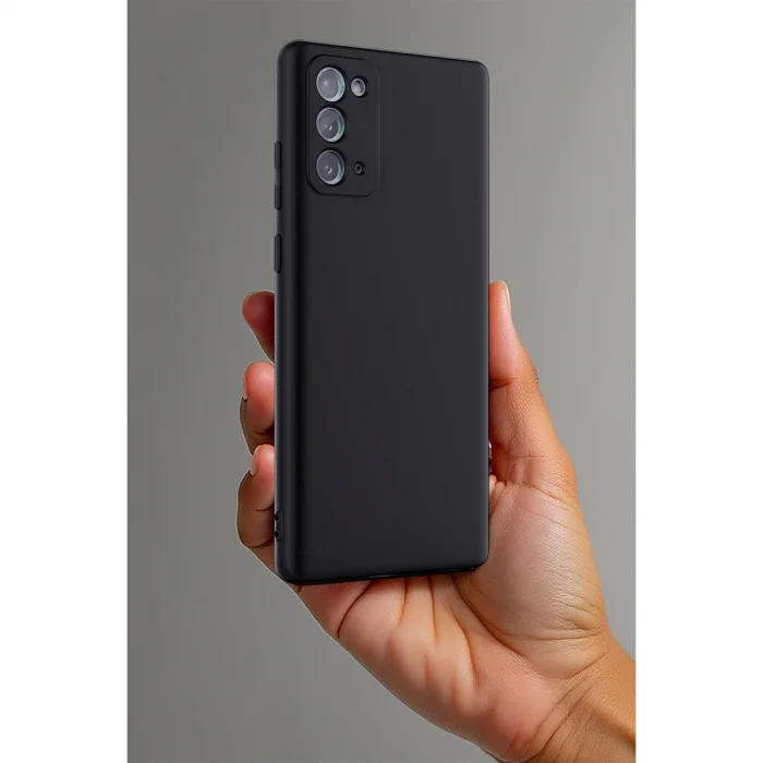 BUĞZ Samsung Galaxy Note 20 Kılıf First Silikon - Mavi