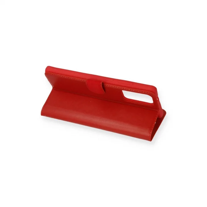 BUĞZ Samsung Galaxy Note 20 Kılıf Trend S Plus Kapaklı Kılıf - Kırmızı