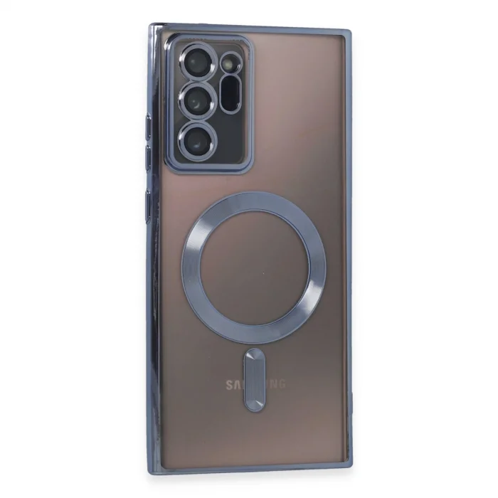 BUĞZ Samsung Galaxy Note 20 Ultra Kılıf Kross Magneticsafe Kapak - Sierra Blue
