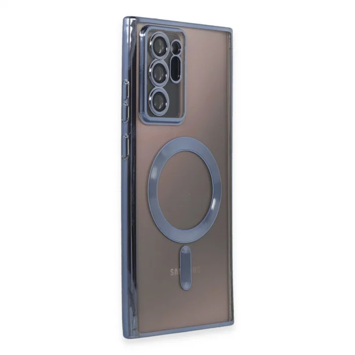 BUĞZ Samsung Galaxy Note 20 Ultra Kılıf Kross Magneticsafe Kapak - Sierra Blue