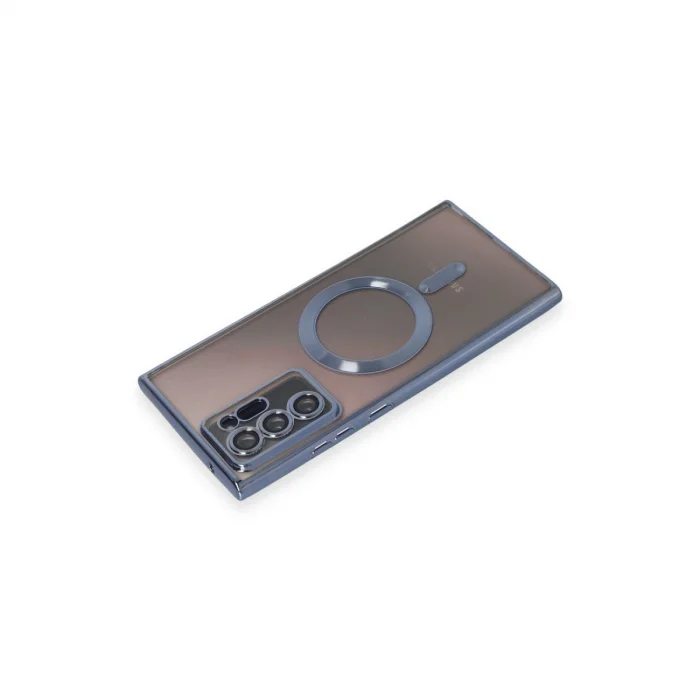 BUĞZ Samsung Galaxy Note 20 Ultra Kılıf Kross Magneticsafe Kapak - Sierra Blue