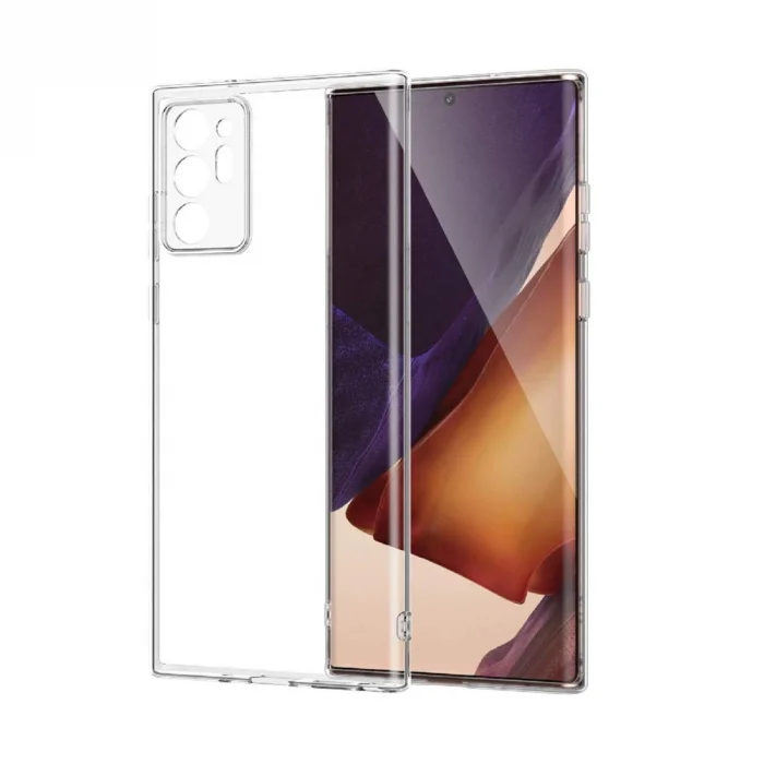 BUĞZ Samsung Galaxy Note 20 Ultra Kılıf Lüx Şeffaf Silikon