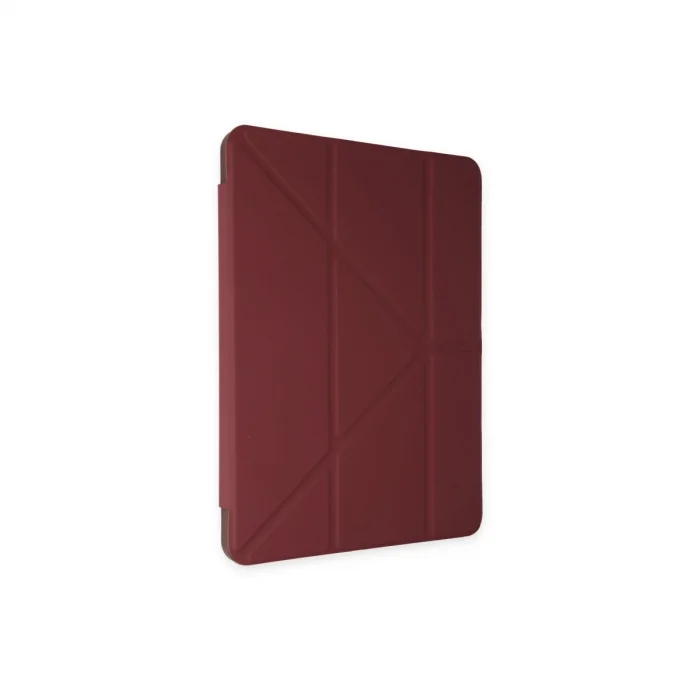 BUĞZ Samsung Galaxy P610 Tab S6 Lite 10.4 Kılıf Kalemlikli Mars Tablet Kılıfı - Mürdüm