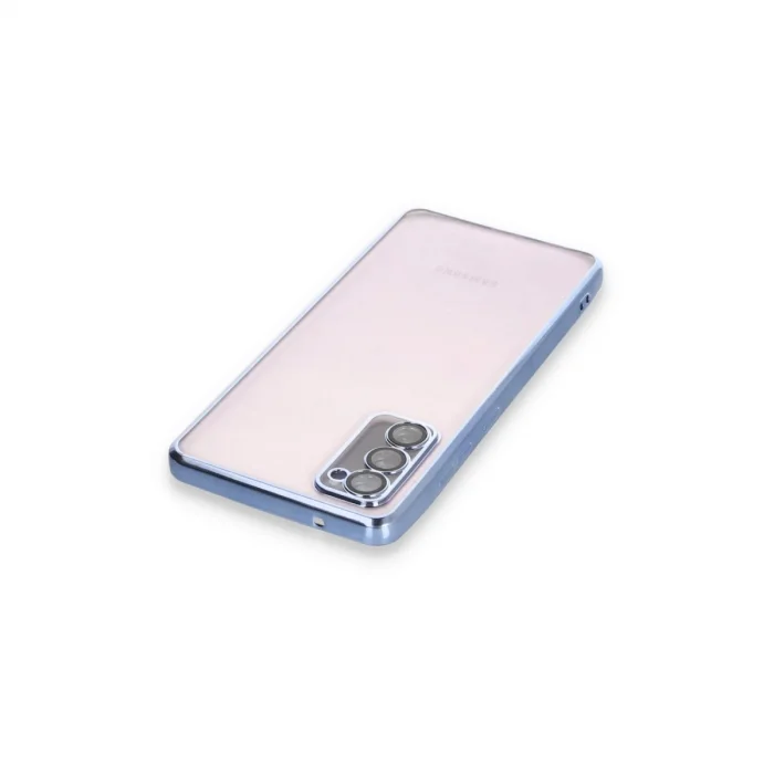 BUĞZ Samsung Galaxy S20 Fe Kılıf Razer Lensli Silikon - Açık Mavi