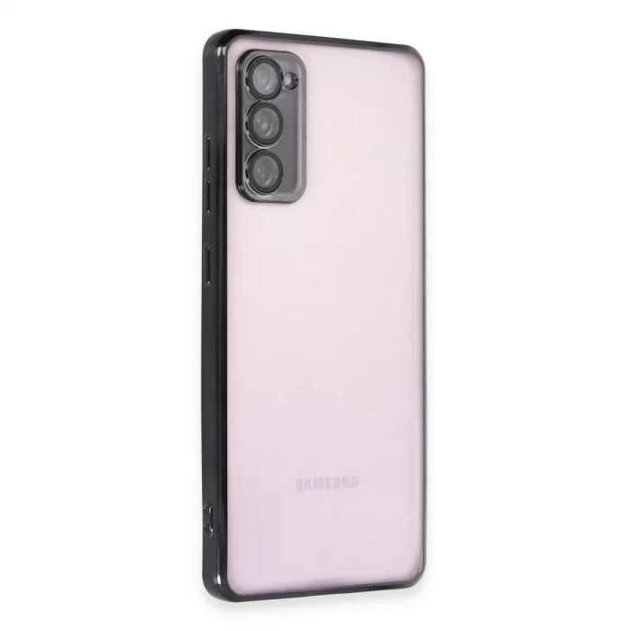 BUĞZ Samsung Galaxy S20 Fe Kılıf Razer Lensli Silikon - Siyah