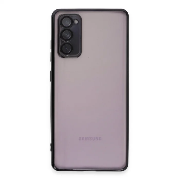 BUĞZ Samsung Galaxy S20 Fe Kılıf Razer Lensli Silikon - Siyah