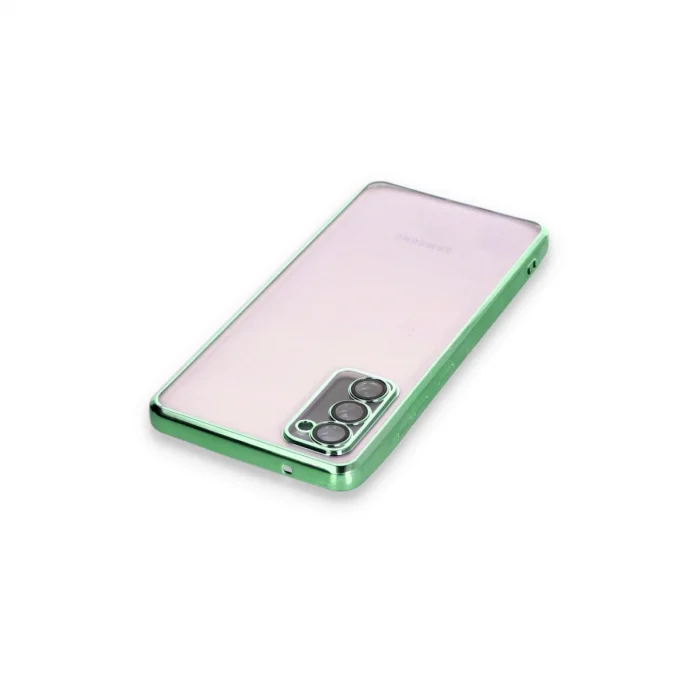 BUĞZ Samsung Galaxy S20 Fe Kılıf Razer Lensli Silikon - Yeşil