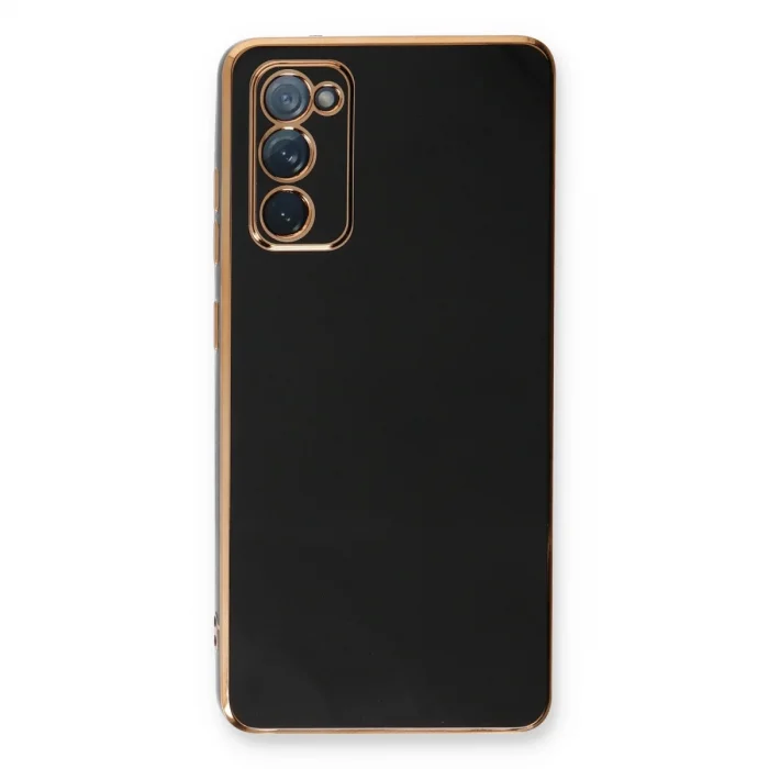 BUĞZ Samsung Galaxy S20 Fe Kılıf Volet Silikon - Siyah