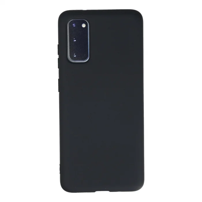 BUĞZ Samsung Galaxy S20 Kılıf Nano İçi Kadife Silikon - Lacivert