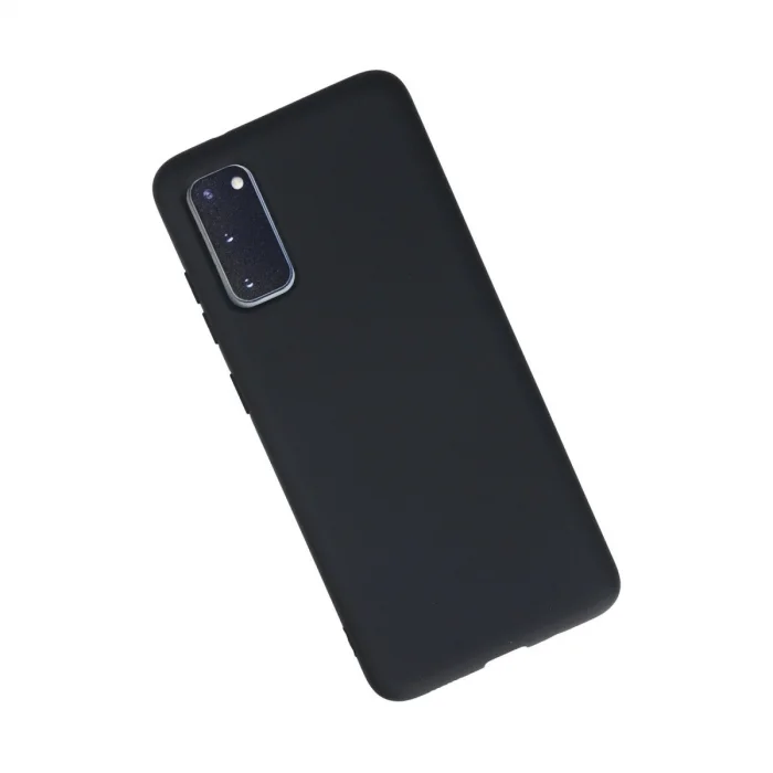 BUĞZ Samsung Galaxy S20 Kılıf Nano İçi Kadife Silikon - Lacivert