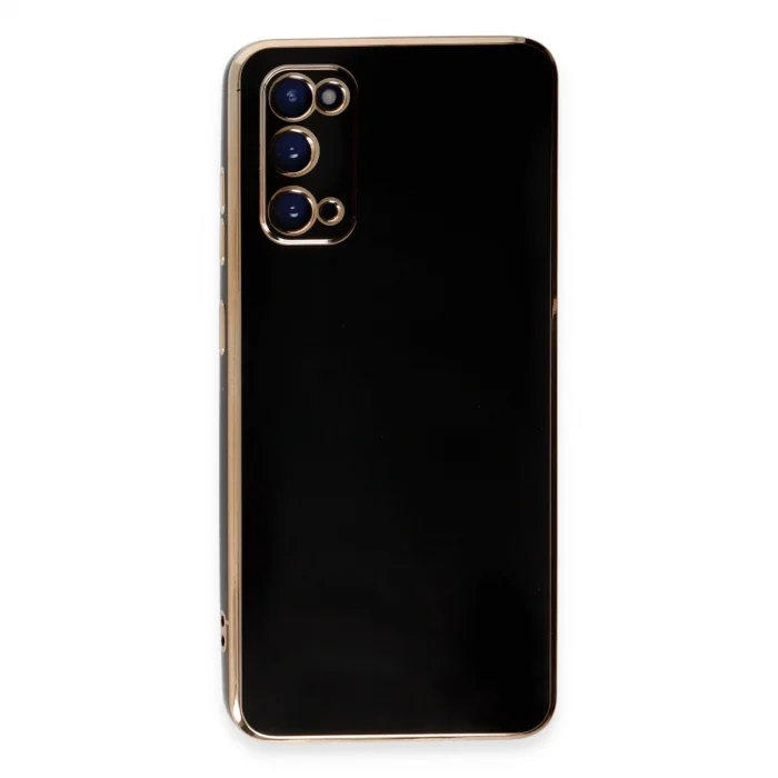 BUĞZ Samsung Galaxy S20 Kılıf Volet Silikon - Siyah