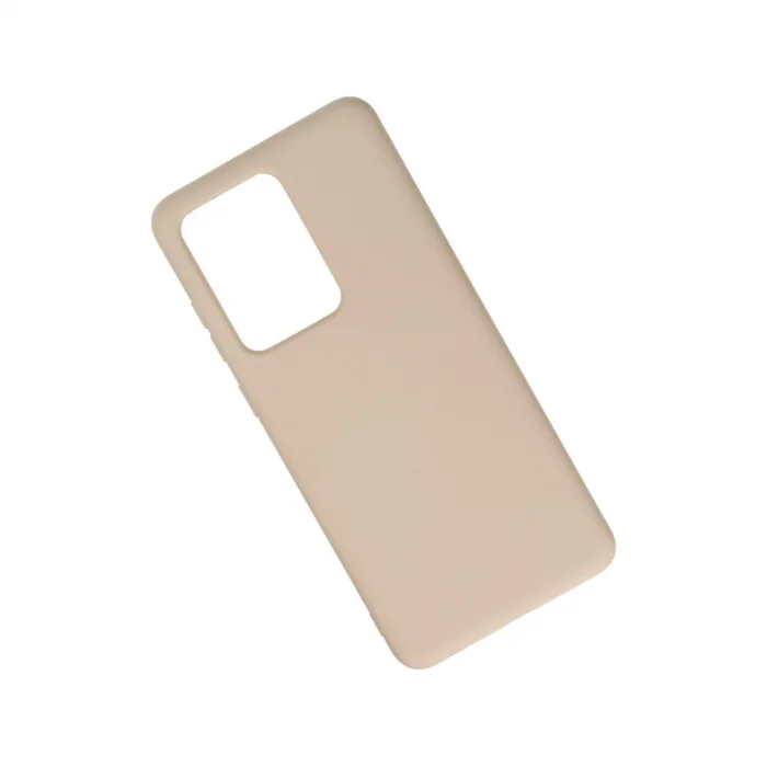 BUĞZ Samsung Galaxy S20 Ultra Kılıf Nano İçi Kadife Silikon - Pudra