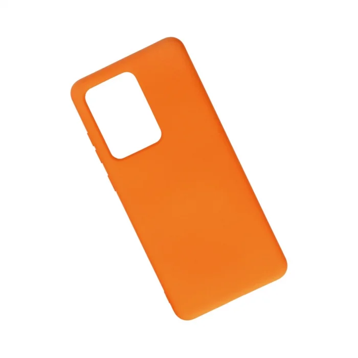 BUĞZ Samsung Galaxy S20 Ultra Kılıf Nano İçi Kadife Silikon - Turuncu