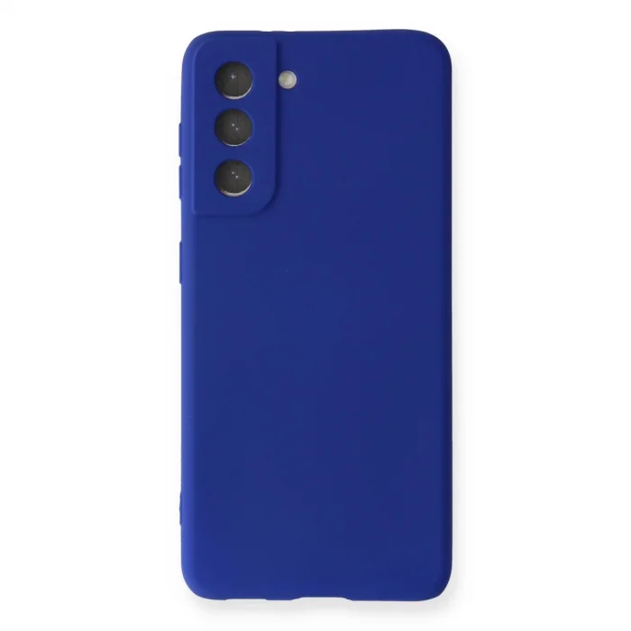 BUĞZ Samsung Galaxy S21 Fe Kılıf First Silikon - Lacivert