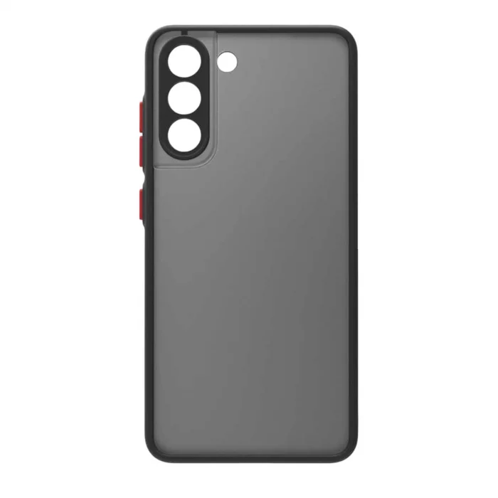 BUĞZ Samsung Galaxy S21 Fe Kılıf Montreal Silikon Kapak - Siyah