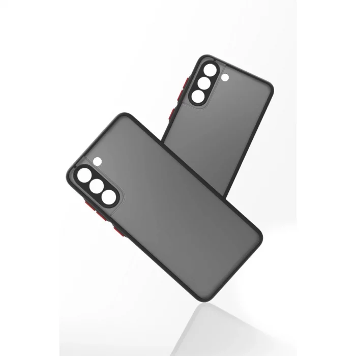 BUĞZ Samsung Galaxy S21 Fe Kılıf Montreal Silikon Kapak - Siyah