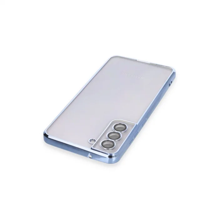 BUĞZ Samsung Galaxy S21 Fe Kılıf Razer Lensli Silikon - Açık Mavi
