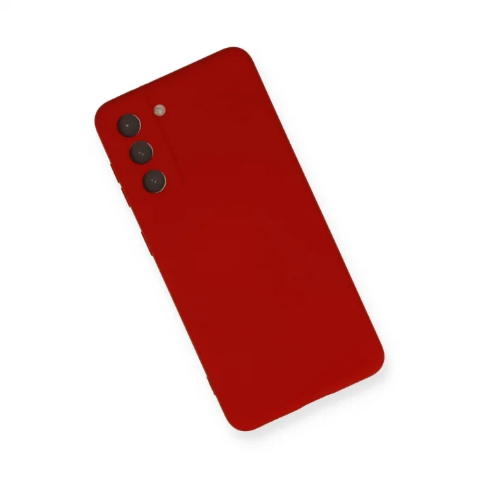 BUĞZ Samsung Galaxy S21 Kılıf Nano İçi Kadife Silikon - Kırmızı