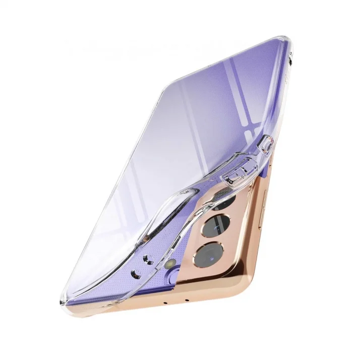 BUĞZ Samsung Galaxy S21 Plus Kılıf Lüx Şeffaf Silikon