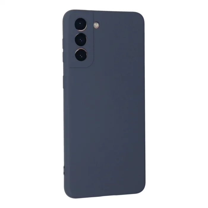 BUĞZ Samsung Galaxy S21 Plus Kılıf Nano İçi Kadife Silikon - Gri