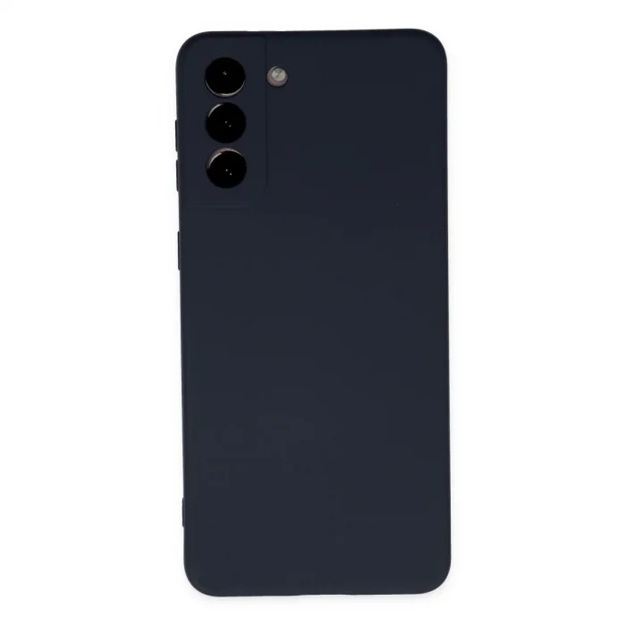 BUĞZ Samsung Galaxy S21 Plus Kılıf Nano İçi Kadife Silikon - Lacivert