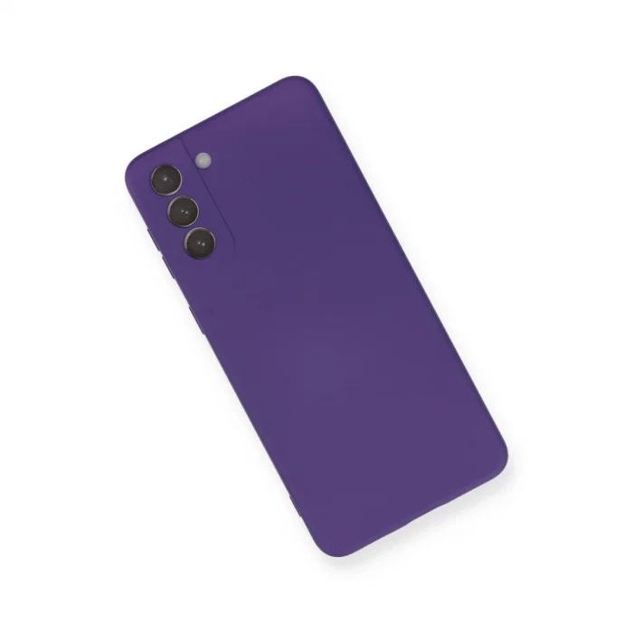 BUĞZ Samsung Galaxy S21 Plus Kılıf Nano İçi Kadife Silikon - Mor