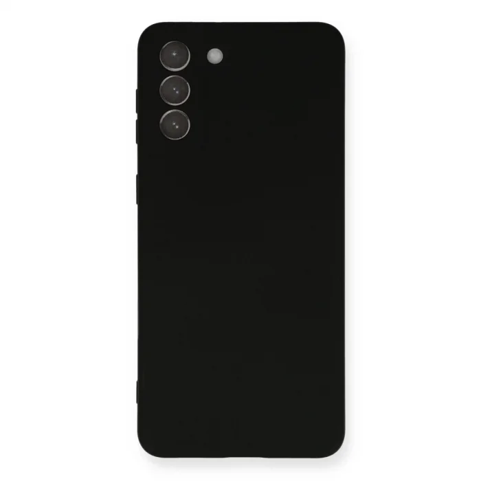 BUĞZ Samsung Galaxy S21 Plus Kılıf Nano İçi Kadife Silikon - Siyah