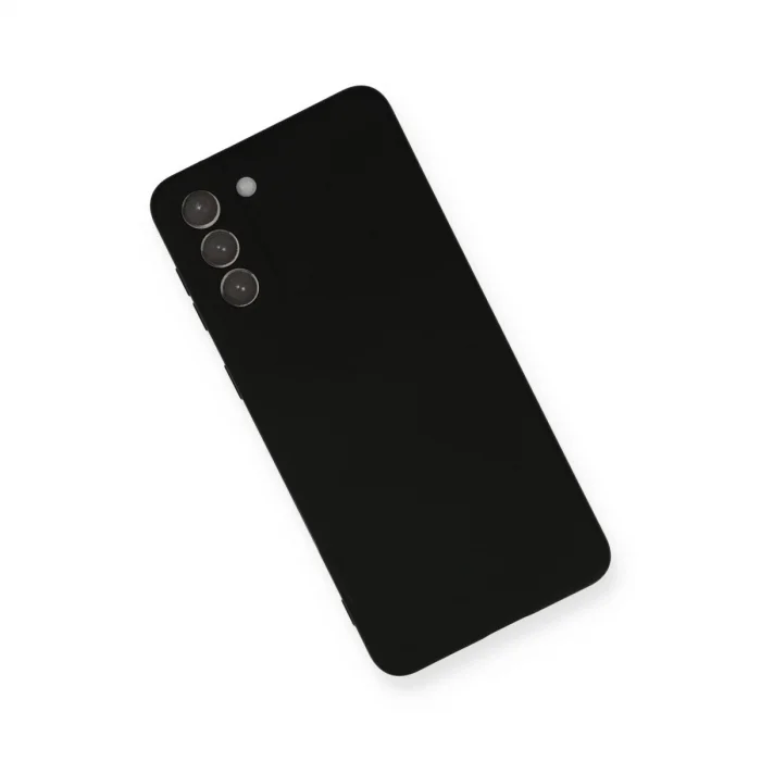 BUĞZ Samsung Galaxy S21 Plus Kılıf Nano İçi Kadife Silikon - Siyah