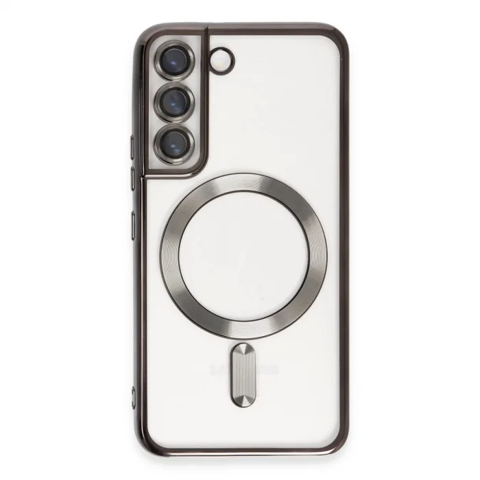 BUĞZ Samsung Galaxy S22 Kılıf Kross Magneticsafe Kapak - Siyah