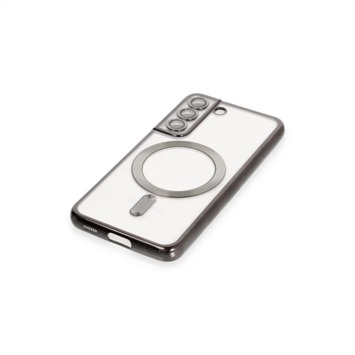 BUĞZ Samsung Galaxy S22 Kılıf Kross Magneticsafe Kapak - Siyah