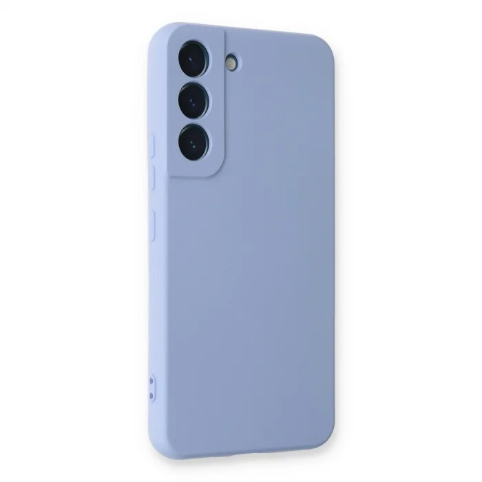 BUĞZ Samsung Galaxy S22 Plus Kılıf Nano İçi Kadife Silikon - Lila