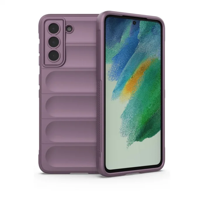 BUĞZ Samsung Galaxy S22 Plus Kılıf Optimum Silikon - Mor