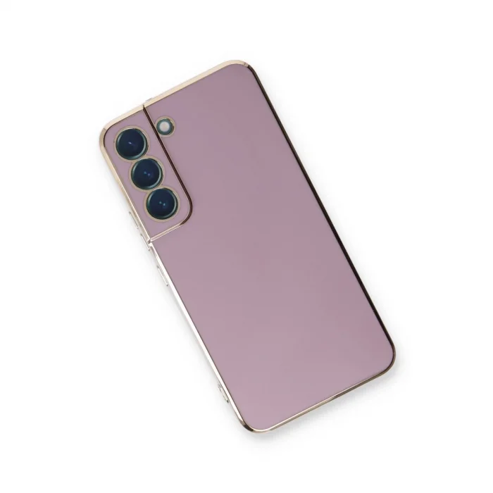 BUĞZ Samsung Galaxy S22 Plus Kılıf Volet Silikon - Mor