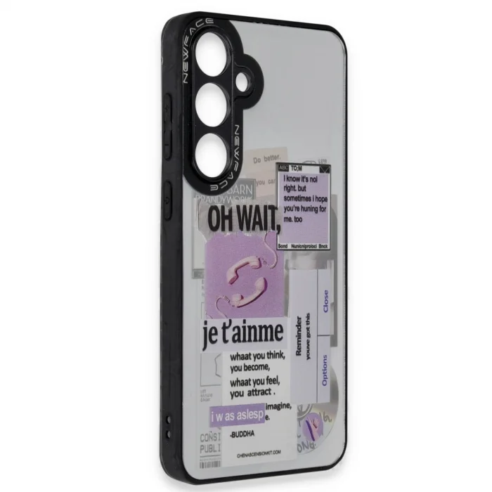 BUĞZ Samsung Galaxy S23 Fe Kılıf Mirror Desenli Kapak - Mirror - 4