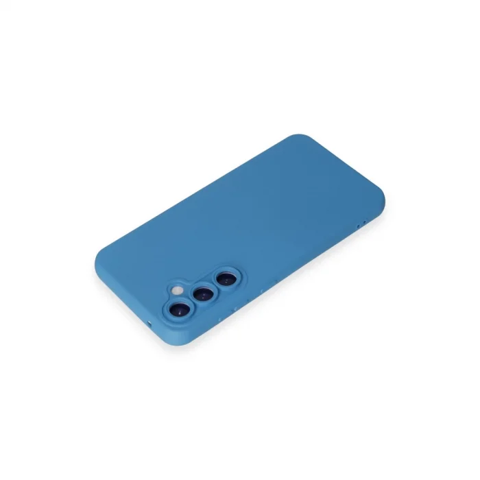 BUĞZ Samsung Galaxy S23 Fe Kılıf Nano İçi Kadife Silikon - Mavi