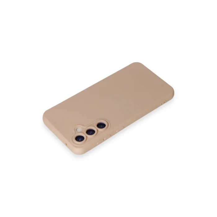 BUĞZ Samsung Galaxy S23 Fe Kılıf Nano İçi Kadife Silikon - Pudra