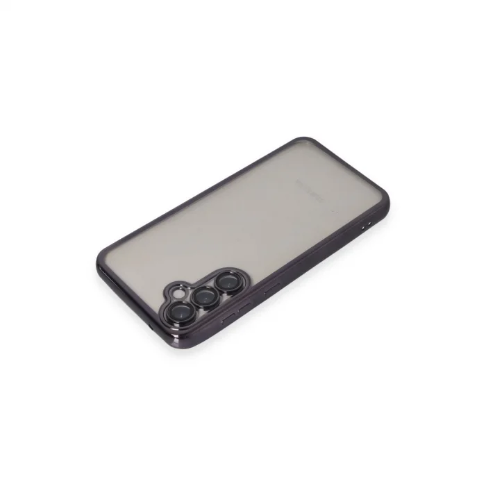 BUĞZ Samsung Galaxy S23 Fe Kılıf Razer Lensli Silikon - Mor
