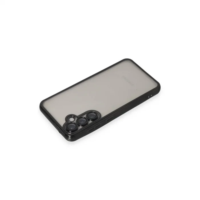 BUĞZ Samsung Galaxy S23 Fe Kılıf Razer Lensli Silikon - Siyah