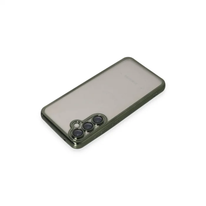 BUĞZ Samsung Galaxy S23 Fe Kılıf Razer Lensli Silikon - Yeşil