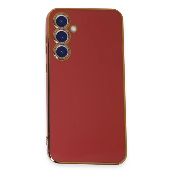 BUĞZ Samsung Galaxy S23 Fe Kılıf Volet Silikon - Kırmızı