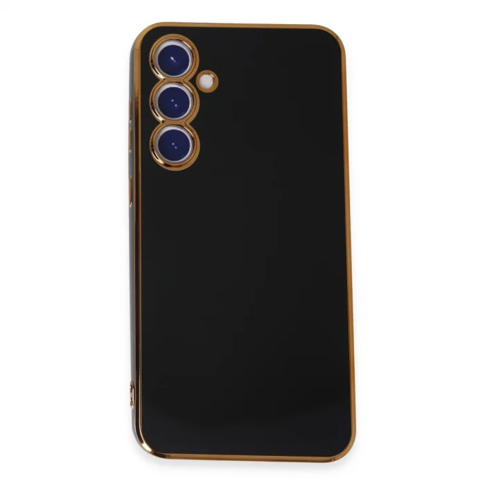 BUĞZ Samsung Galaxy S23 Fe Kılıf Volet Silikon - Siyah