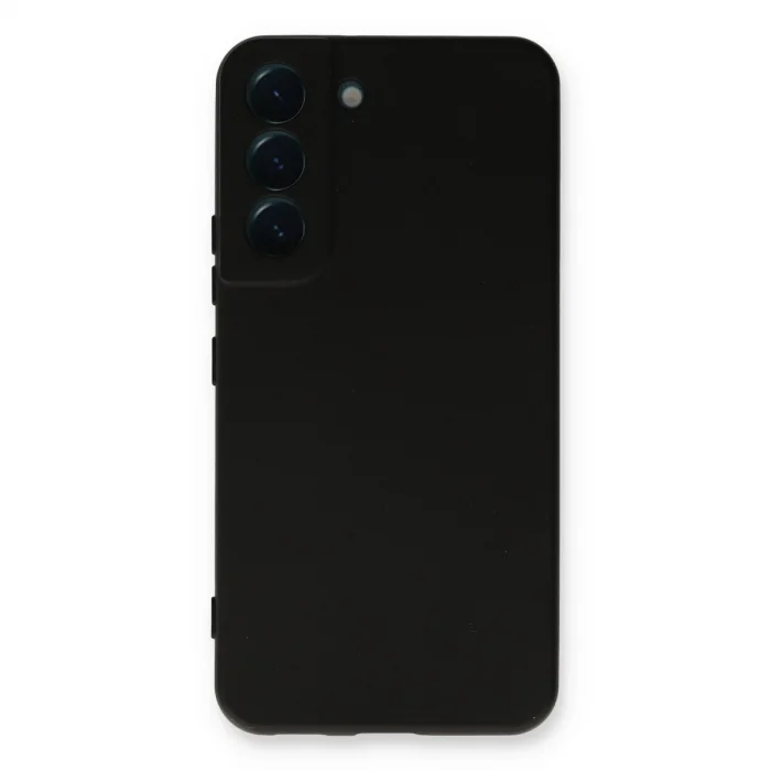 BUĞZ Samsung Galaxy S23 Kılıf Nano İçi Kadife Silikon - Siyah