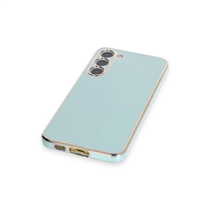 BUĞZ Samsung Galaxy S23 Kılıf Volet Silikon - Açık Yeşil