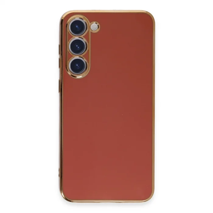 BUĞZ Samsung Galaxy S23 Kılıf Volet Silikon - Kırmızı