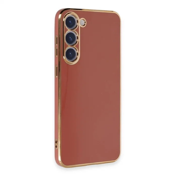 BUĞZ Samsung Galaxy S23 Kılıf Volet Silikon - Kırmızı