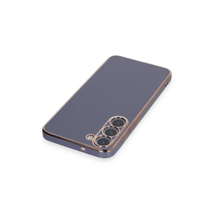 BUĞZ Samsung Galaxy S23 Kılıf Volet Silikon - Mavi