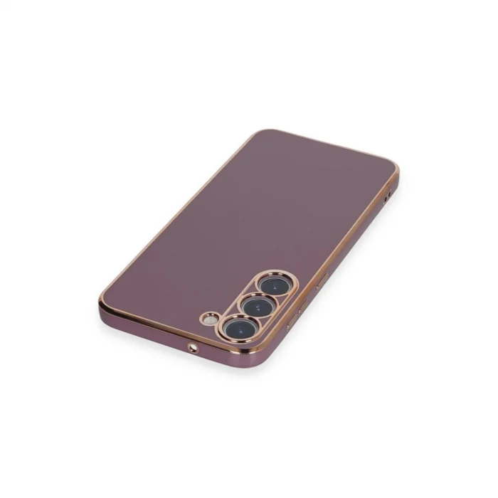 BUĞZ Samsung Galaxy S23 Kılıf Volet Silikon - Mor