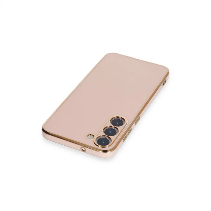 BUĞZ Samsung Galaxy S23 Kılıf Volet Silikon - Pembe