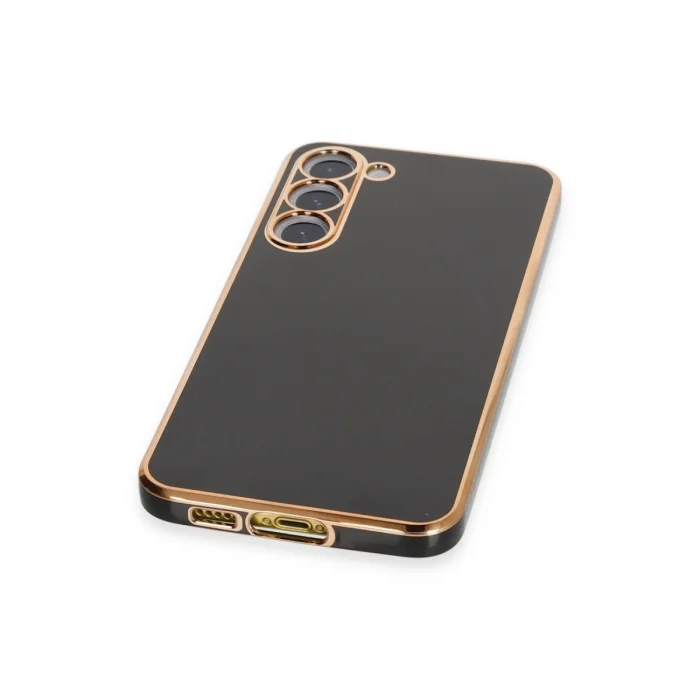 BUĞZ Samsung Galaxy S23 Kılıf Volet Silikon - Siyah