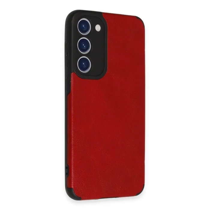 BUĞZ Samsung Galaxy S23 Plus Kılıf Loop Deri Silikon - Kırmızı